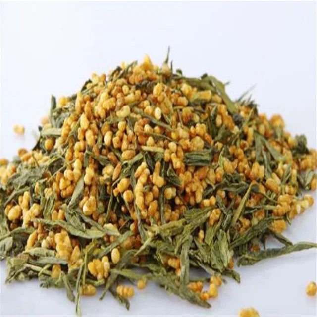 
Early spring Genmaicha organic green tea Organic Japanese tea scent sencha roasted rice tea 