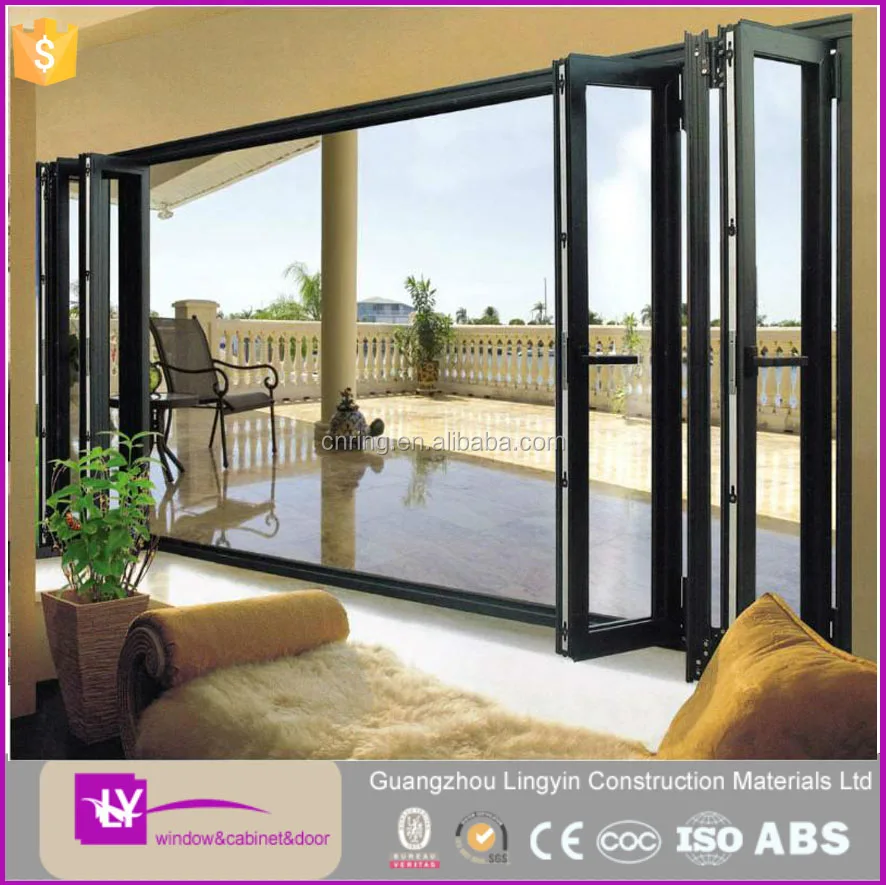 מסך מתקפל צרפתית חלונות ודלתות תוצרת סין במפעל עם איכות גבוהה