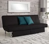 Microfiber Fold Down Futon Sofa Bed Couch Sleeper Furniture Lounge Convertible