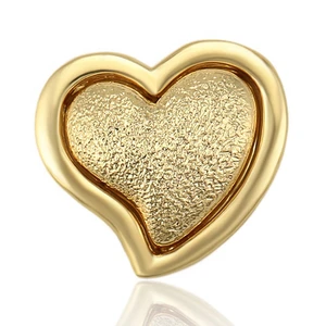 34738 xuping jewelry making supplies removable simple design copper charm 14k gold color promotion wholesale heart pendants