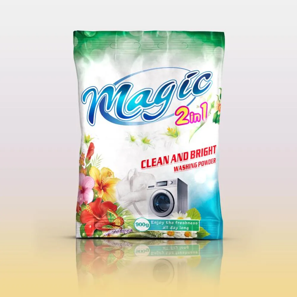 Washing Powder Laundry Detergent 2in1 Customized 1kg Bag Eco-friendly ...