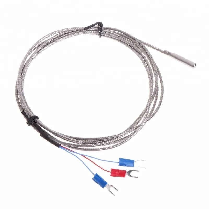 WZP-035 Pt100/Pt1000 Temperature sensor with Stainless shielding cable