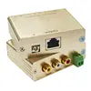 AV Composite Component CVBS Video Digital Audio Cat5/6 Balun Extender with IR