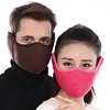 Wholesale fleece anti smoking face mask warm face shield for men women