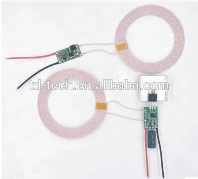 

50mm 500mA DC long distance wireless charging power transfer module wireless phone charger module