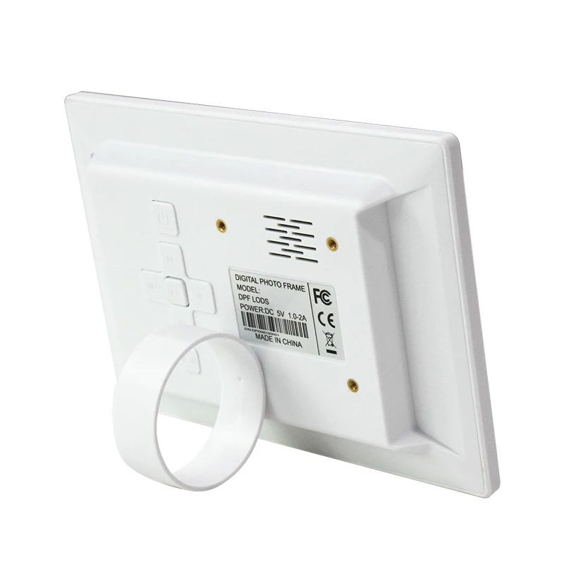 
White frame 7 inch 800*480 digital photo frame 