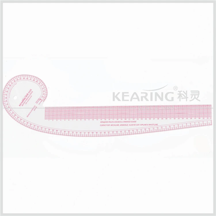 Kearing Brand Large Transparent Flexible Curve Metric Pattern Master ...