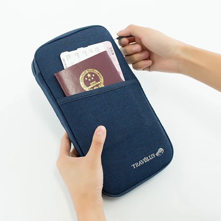 

RFID security travel wallet passport holder travel Passport organizer bag, Hot pink, orange, purple, navy, gray, green