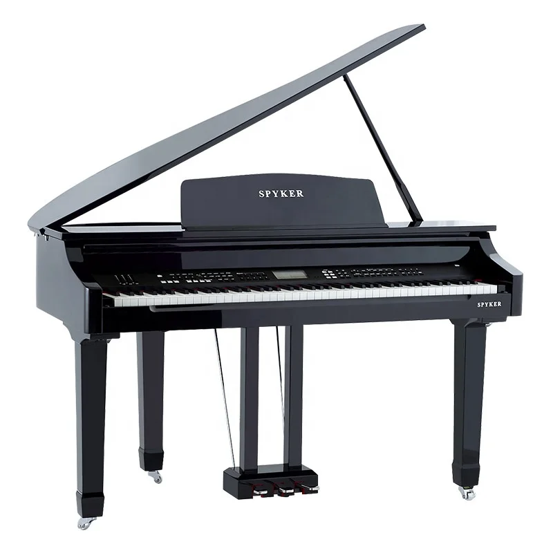

SPYKER 88 Keys Mini Baby Digital Grand Piano HD-W086, Black Polish, Black;white;walnut;mahogany