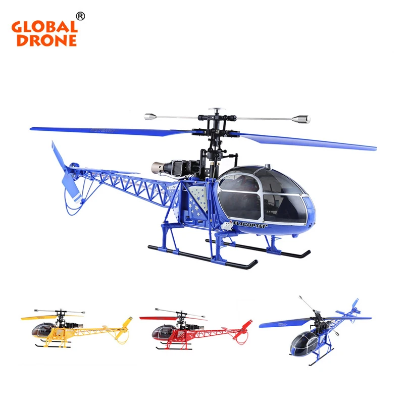 

Global Drone WLtoys V915 2.4G 4CH 6 Axis Whirlybird Large Drone Single Blade Propeller Toys RC Toy Helicopter vs V912