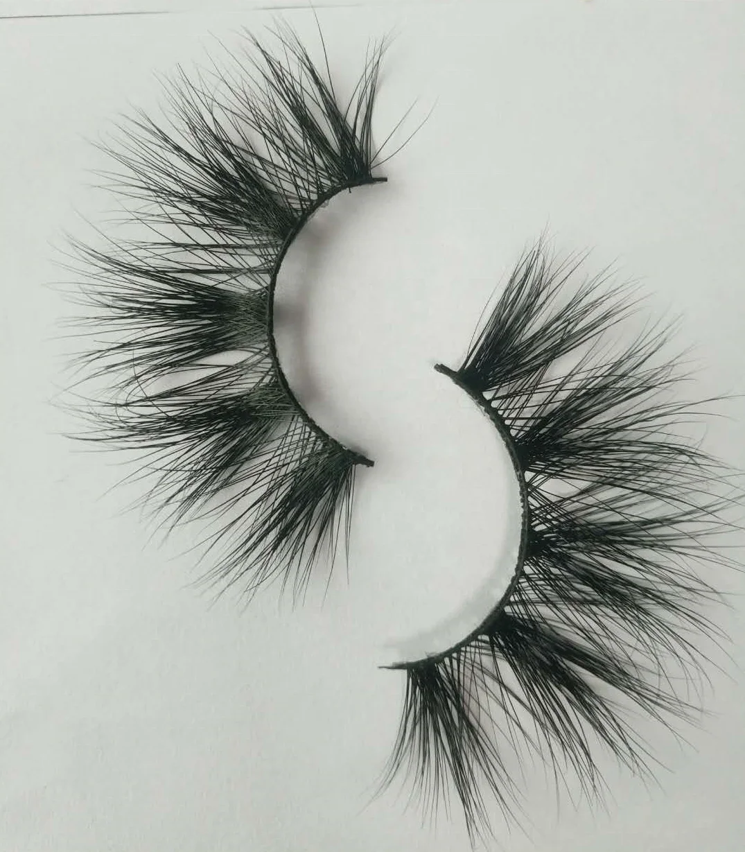 

Wholesale Private Label and 25mm long 3D mink lashes, N/a