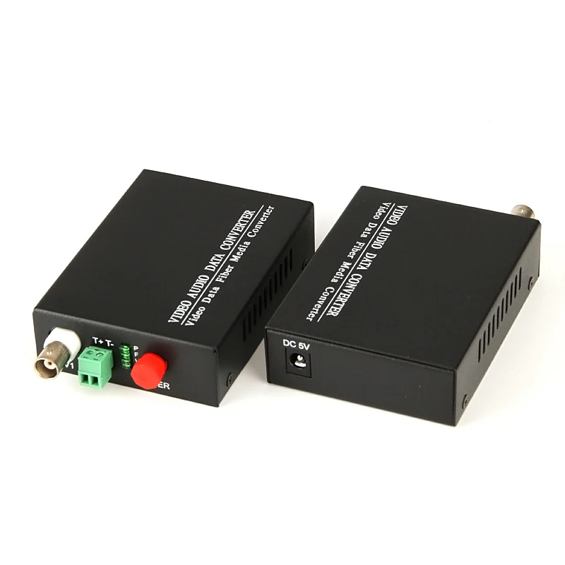 Rj45 To Bnc Video Converter 1 Pair Single Mode 1 Channel Return Data