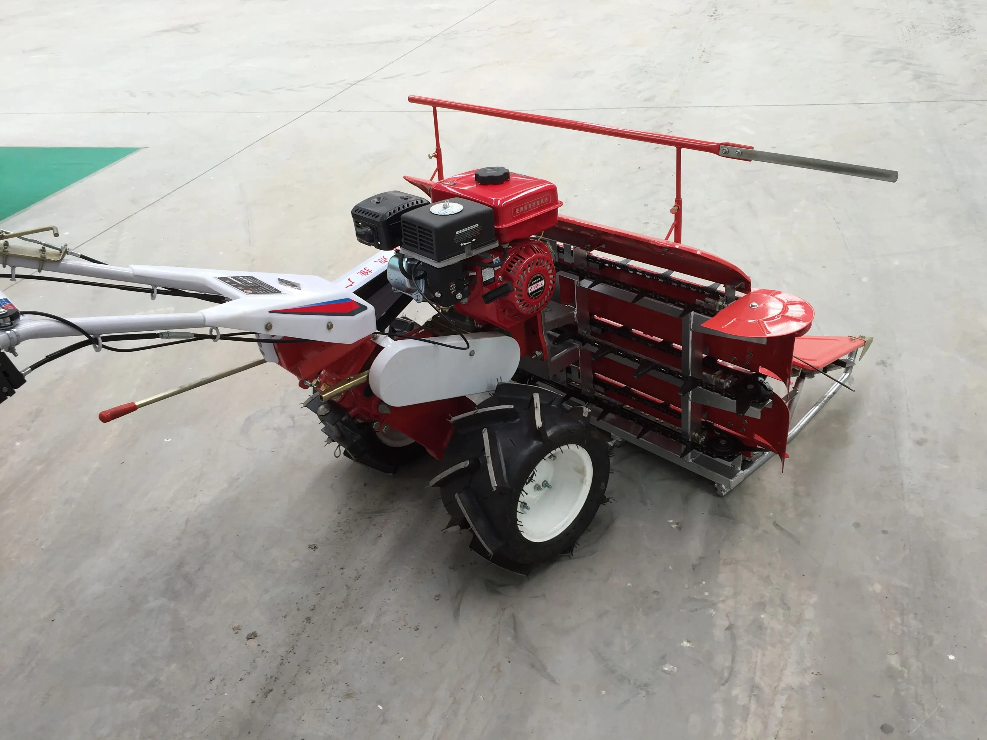 Rice Harvester Handheld Windrower Durable Small Wheat Corn Harvester