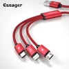 Essager 3 in 1 USB Cable For iPhone Cable Only This Support Data Transmission