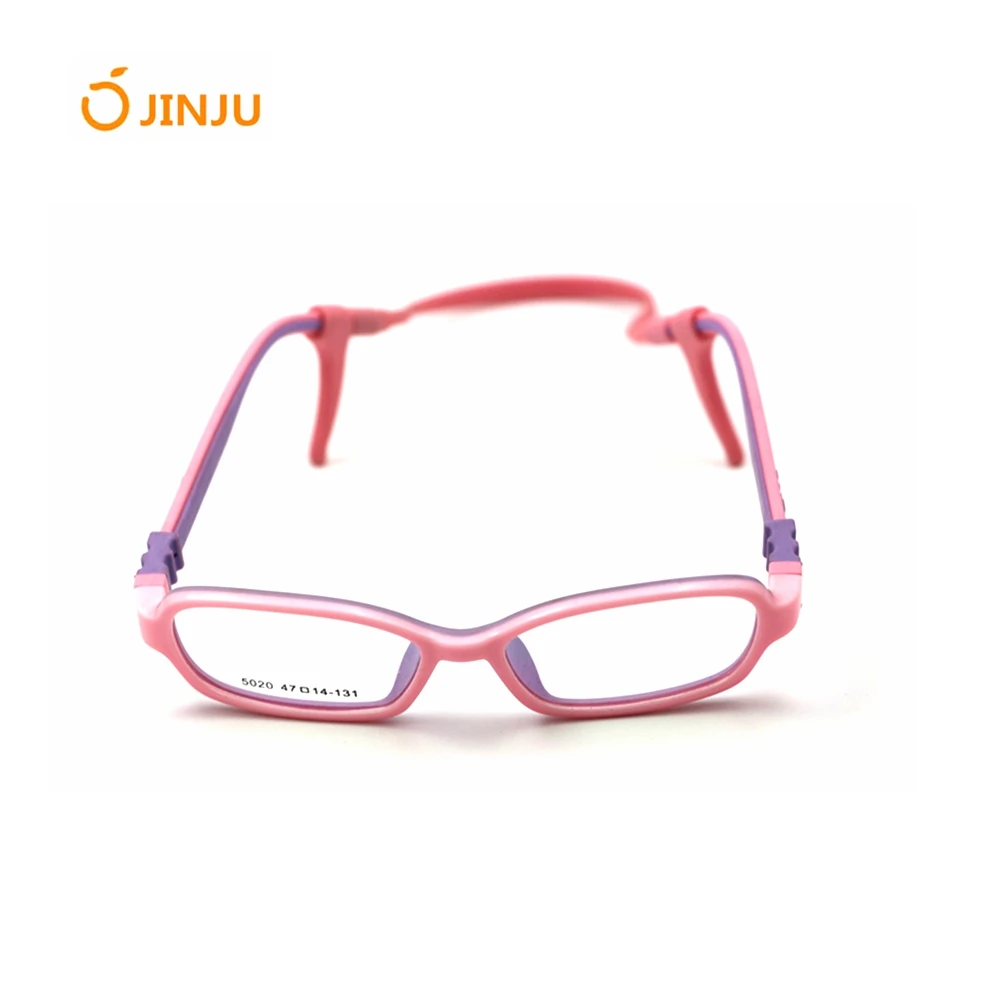 

Fancy TR Silicone Children Wearing Super Light Soft Double Colour Children Glasses Frame 5020, 6 colors