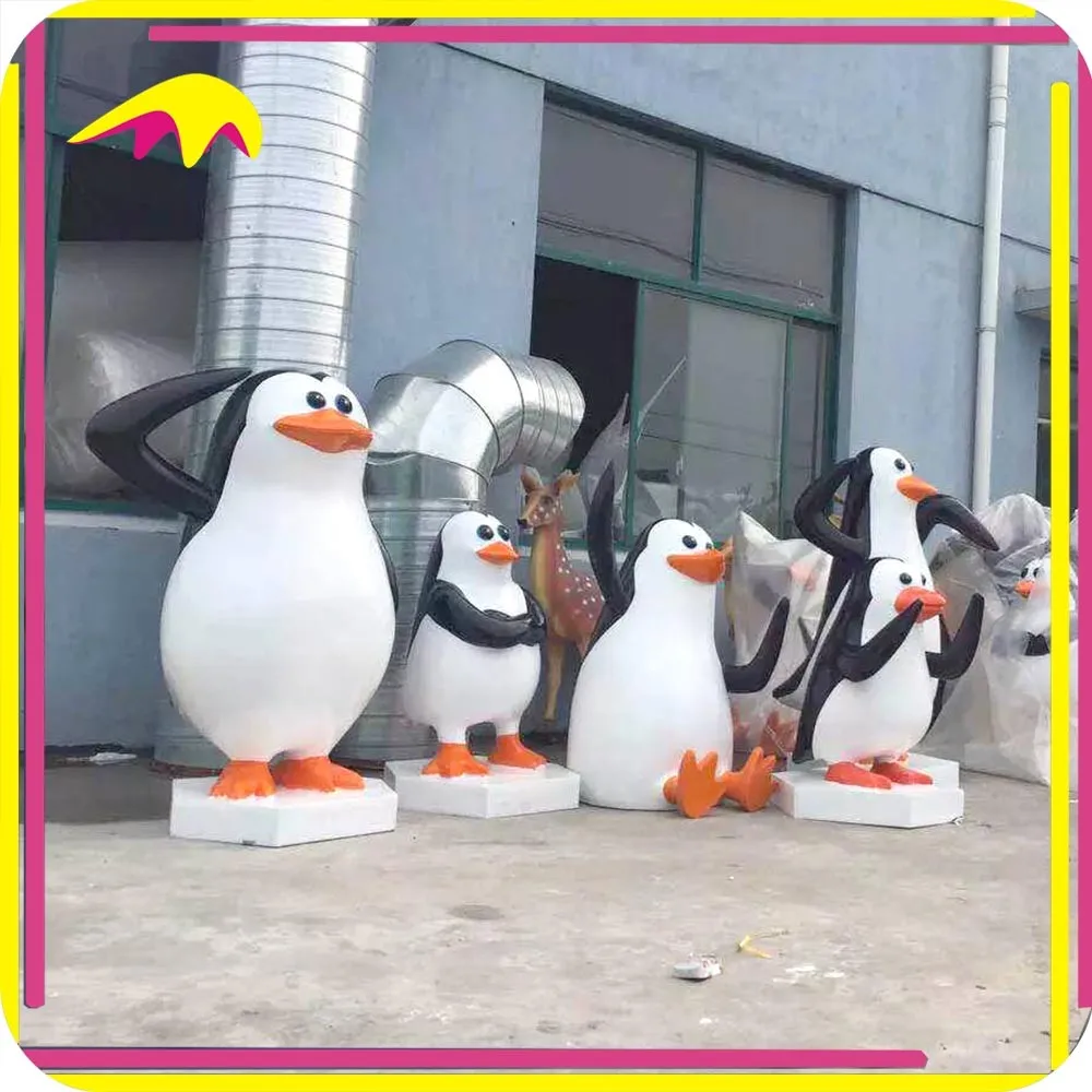 Life Size Penguin Statue