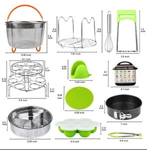Image of Instant Pots Accessories Set Pressure Cooker Accessories Fit Instant Pots 6,8 Qt 14pcs each set