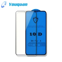 

9H Hardness 10D Tempered Glass Shield Screen Protector for iphone 6 7 8 plus X XS XR Xs max