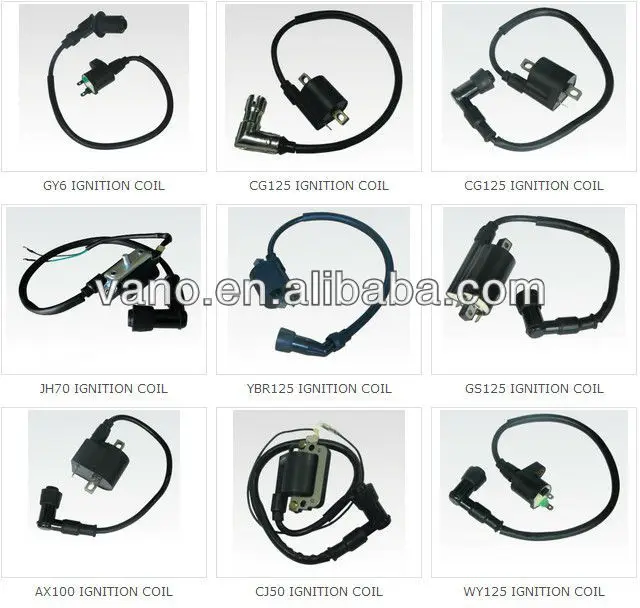 cheap 12v gy6 50cc ignition coil for Chinese scooter
