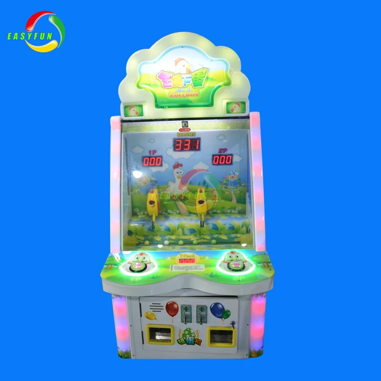 Kids Coin Operated Catch A Ball Simulator Golden Chicken Lay An Egg