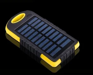 Solar Panel Power Bank Mobile Phone Charger 12000mAh