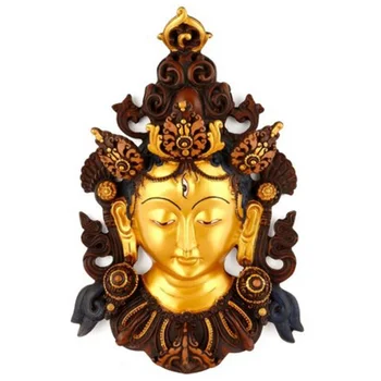 Custom Made Best Home Decoration Gift Polyresin Buddha Mask