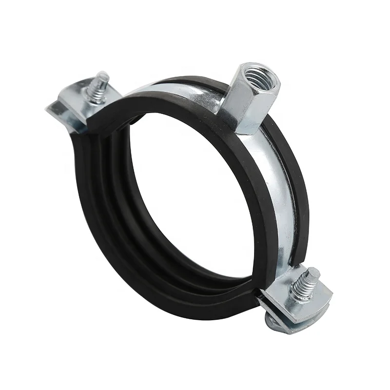 
Heavy Duty Pipe Clamp With Rubber Reinforced Rib 