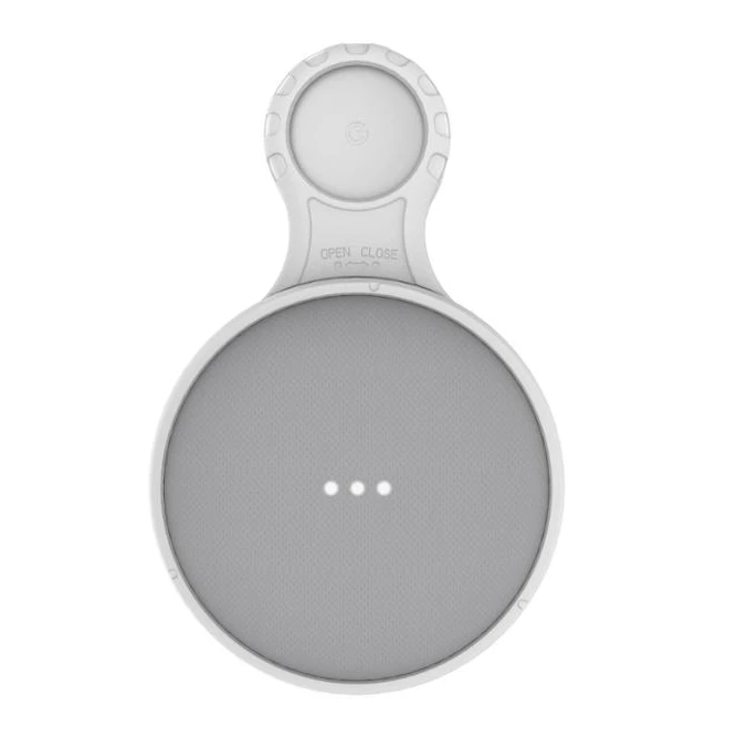 

Outlet Wall Mount Stand Hanger Google Home Mini Voice Assistants, Compact Holder Case Plug in Kitchen Bathroom Bedroom