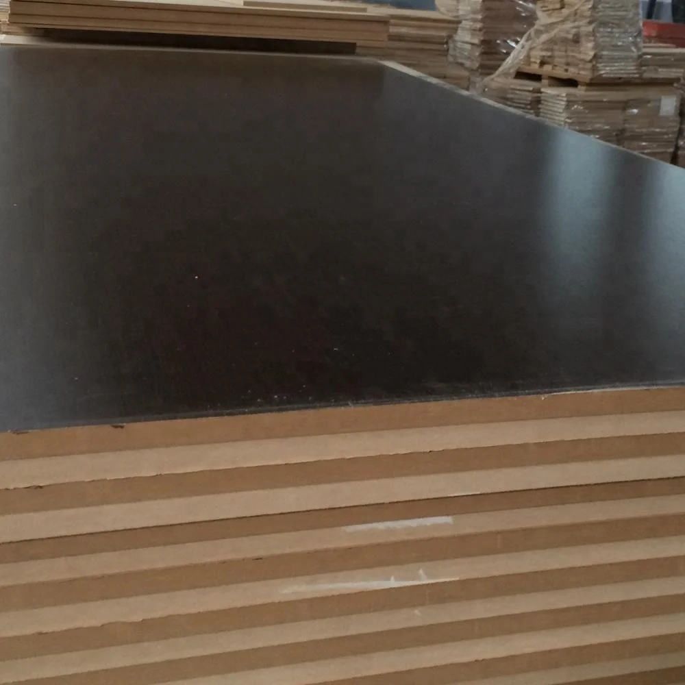 
18mm wood grain colour melamine mdf board use for furniture 