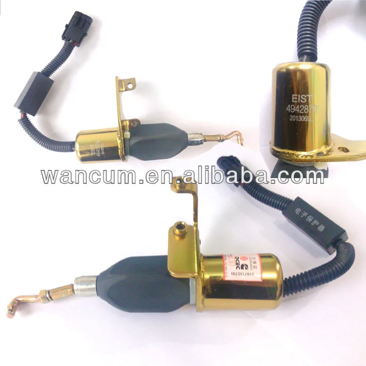 Cummins 6ct Solenoid Switches 24v Fuel Shut Off Solenoid 4942879