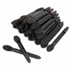 Mini Makeup Brush 5.5cm Disposable Black Dual Side Eye Shadow Shields Sponge Tipped Applicator Double Quick Application