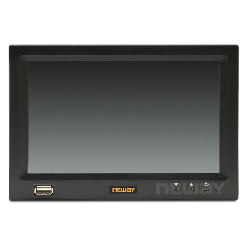 7 Inch 4wires Resistive Touch Power Usb Tft Car Lcd Headrest Monitor