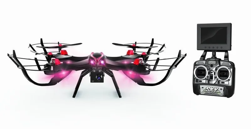 High-tech long control distance large radio control fpv racing drone with real-time transmission