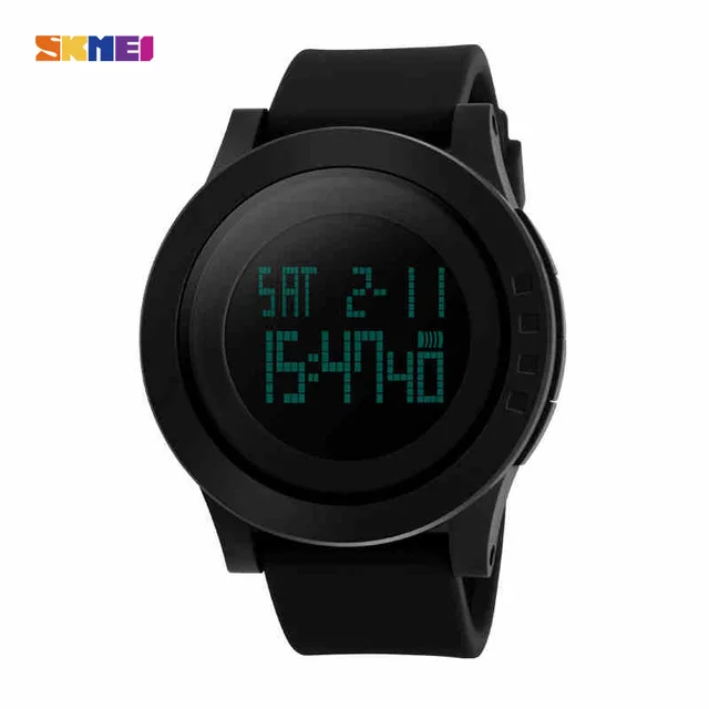 

Hot Sale Skmei 1142 Fashion LED Digital Wrist Watch Back Light and Shock Resistant Watches Men, 8 color for you choose