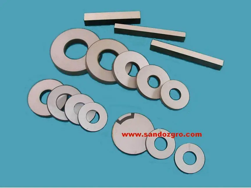 PZT ceramics conductive silver paste