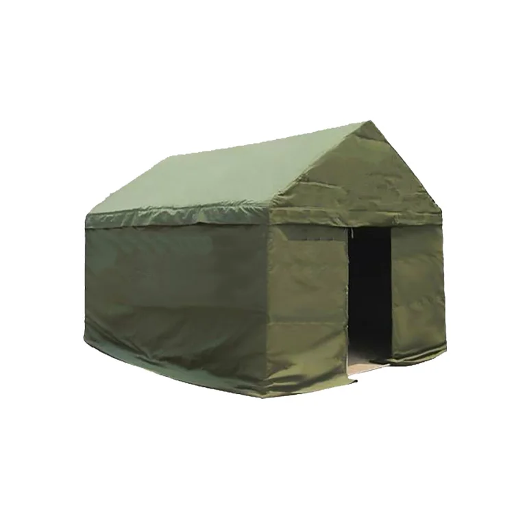 

High Quality Outdoor Canvas Refugee Tent Relief Tent For Emergency Shelter 3x4m, Customizable