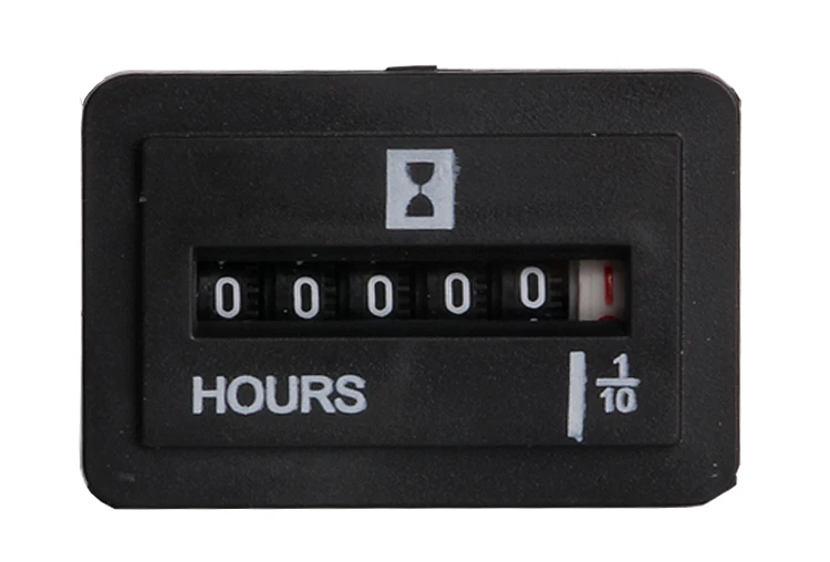 SYS-3 Quartz Hour Meter Electronic Full Sealed Counter for Motor on Engineer and Machinery 0-99999.9 Hours