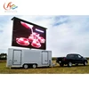 RGX high quality p8 outdoor led display screen for towed trailer by a vehicle