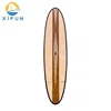 Hard clear pin nose square EPS core tail fiberglass brushed carbon fiber stand up surfing paddle board
