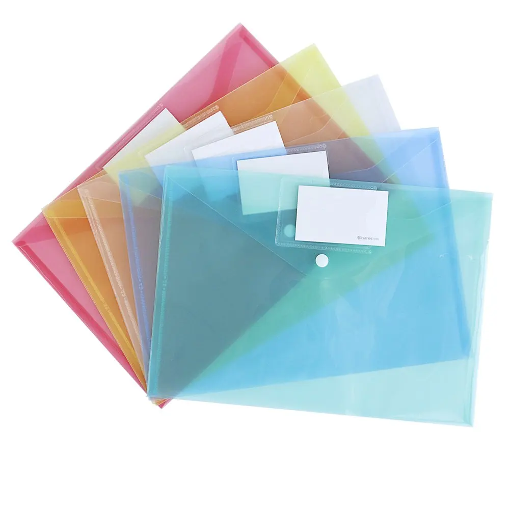 Plastic Envelopes Poly Envelopes A4 Size File Document Folders With ...