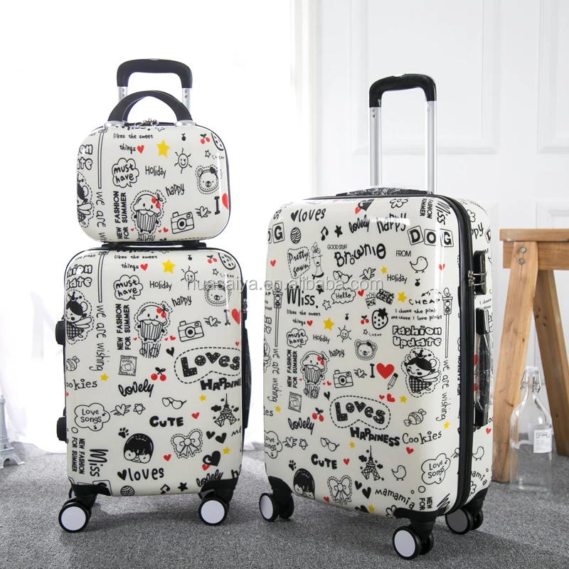 custom printed suitcase