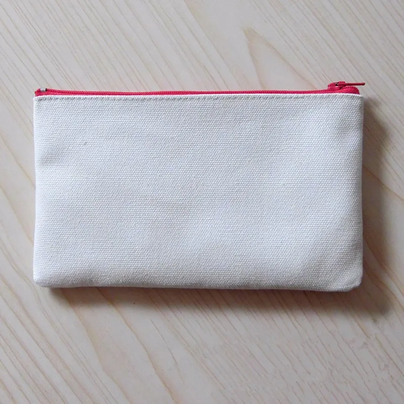 Blank Canvas Zipper Cosmetic Bag Travel Plain Makeup Bag Buy Blank