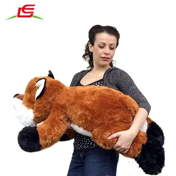 huge fox stuffed animal