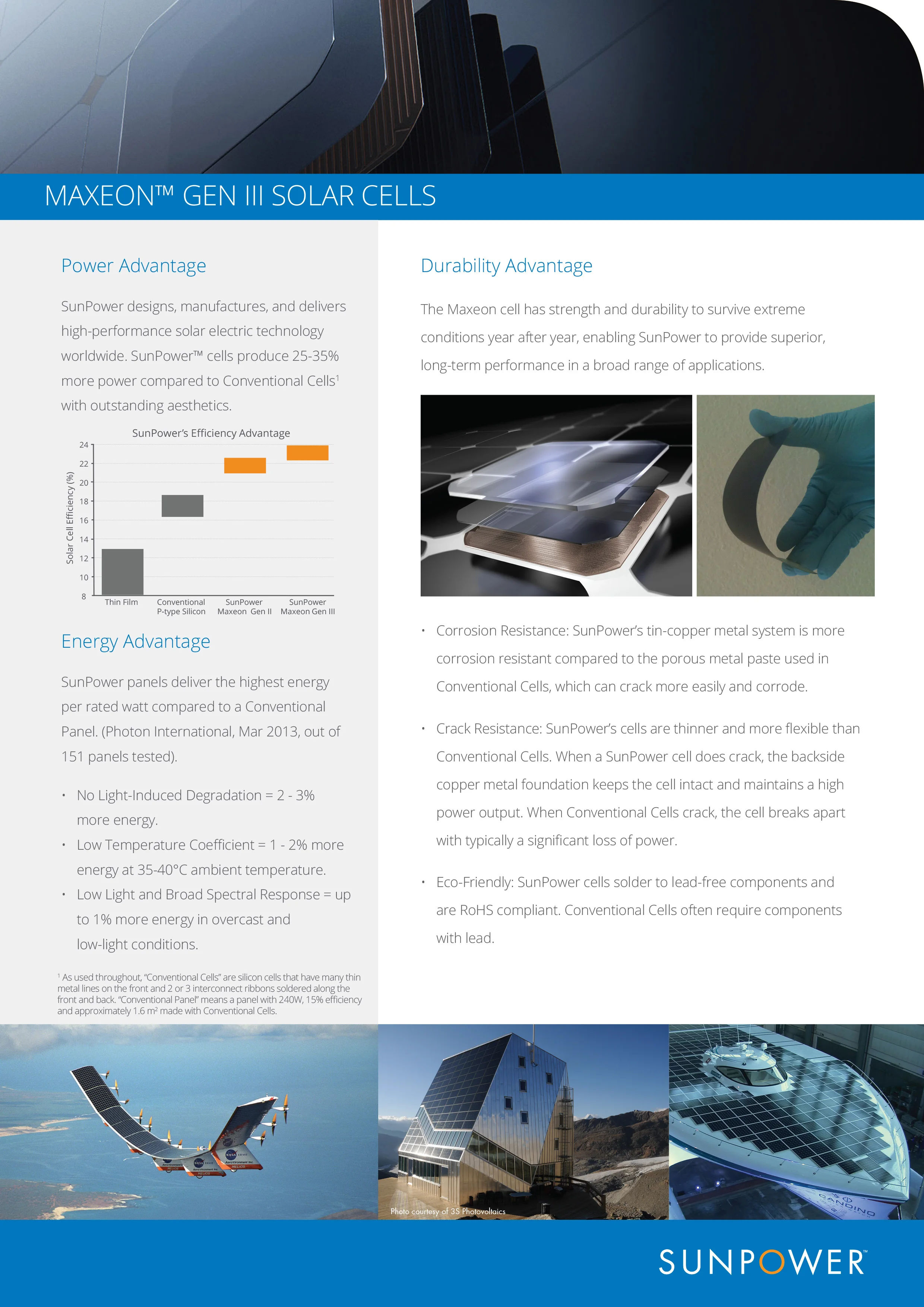 Sunpower cell spec-1
