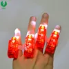 Party Concert Colorful Plastic Flexible Glow Led Finger Light Ring