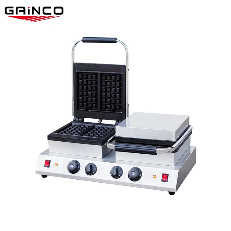 Professional Industrial Stainless Steel 6 Plates Waffle Maker Buy