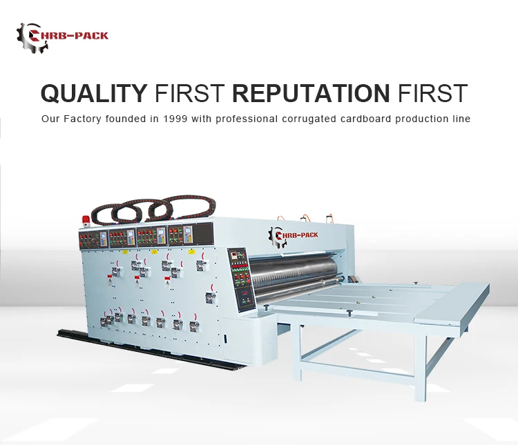 Rs4 Rotary Chain Feeding Slotting Machine / Corrugated Cardboard