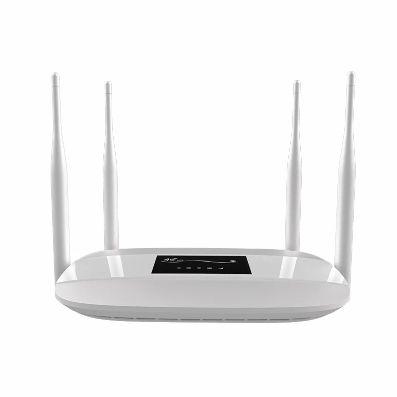 TIANJIE Unlocked 300Mbps 4 external antennas home Wifi Router 3G 4G GSM LTE router hotspot 4G modem 4g router with sim card slot