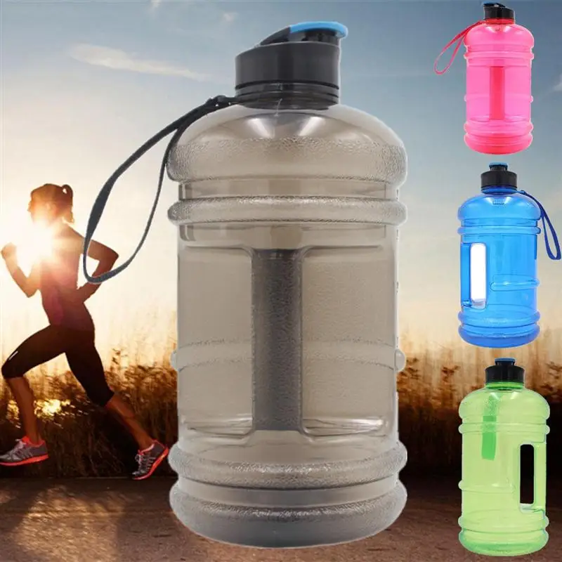 Alibaba com 2.2L half gallon gym bottle with sport cap, plastic large custom water jug bpa free
