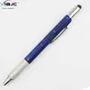 5 in 1 multifunction tool pen with screwdrive/ruler/level/active stylus